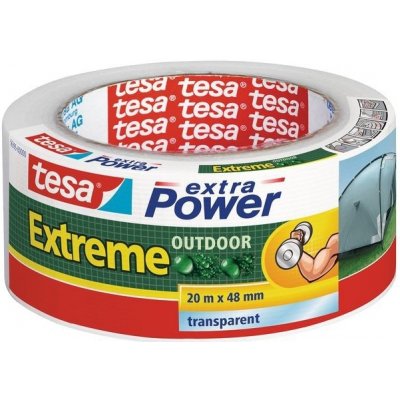 Tesa Extra Power 20 m x 48 mm transparentní – Sleviste.cz