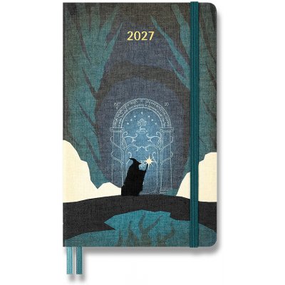 Moleskine Lord of Rings A5 týdenní 2027 modrý – Zboží Živě