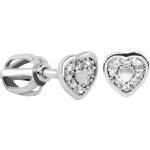 Brilio zlaté srdíčka s krystaly 239 001 00724 07 – Sleviste.cz