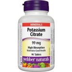 Webber Naturals Potassium Citrate draslík 90 tablet – Sleviste.cz