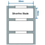 RFID štítek Silverline II blade M730, 60mm x 25mm, PET, dutinka 76,2 mm, 400 et/kot - cena/role – Zboží Živě