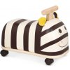 Dětské odrážedlo B-TOYS dřevěné Zebra 44x32x23 cm