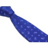 Kravata Pánská kravata modrá s moderním vzorem
