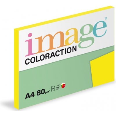 Papír Coloraction A4 80 g 100 Sevilla sytá žlutá IG50