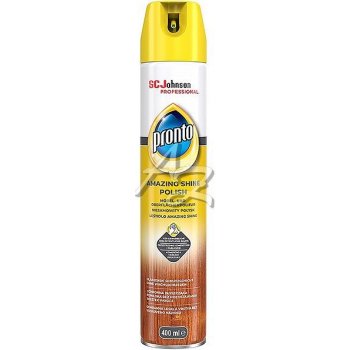 Pronto Amazing Shine Polish sprej proti prachu, leštěnka na dřevo 400 ml