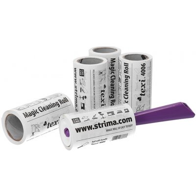 Čistící váleček TEXI 10 metrů návin + 4 náhradní (celkem 50 m) – Sleviste.cz