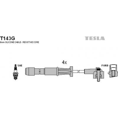 Sada kabelů pro zapalování TESLA T143G – Hledejceny.cz