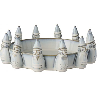 Ib Laursen Keramická mísa na dekorace Santa's Helpers 16,5 cm modrá keramika – Sleviste.cz