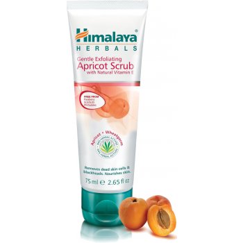 Himalaya Herbals jemný exfoliační meruňkový peeling 75 ml