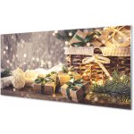 akrylový obraz Dárky větvičky ozdoby 100x50 cm – Hledejceny.cz