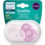 Avent Philips šidítko Soothie dívka 2 ks V003275 – Zbozi.Blesk.cz