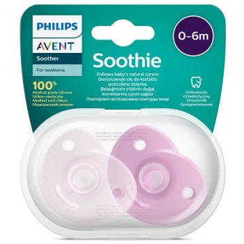 Avent Philips šidítko Soothie dívka 2 ks V003275