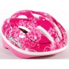 Cyklistická helma Volare Deluxe Flower růžová 2020