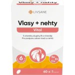 LIVSANE Vlasy+nehty Vital měkké tobolky 60 ks – Hledejceny.cz