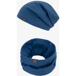 Doke Set čepice a nákrčník organic dark blue – Sleviste.cz