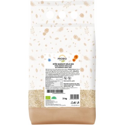 ProBio Bioharmonie Rýže basmati bílá Bio 3 kg