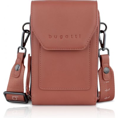 Bugatti dámská taška přes rameno crossbody na doklady ALMATA 49665328 jahodová – Zboží Dáma