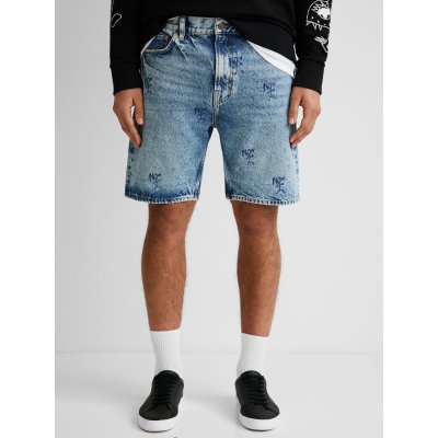 Desigual šortky Filo denim raw – Zbozi.Blesk.cz