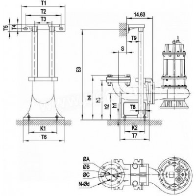 PUMPA black line spouštěcí zařízení pro 50BL PN ZB00061151