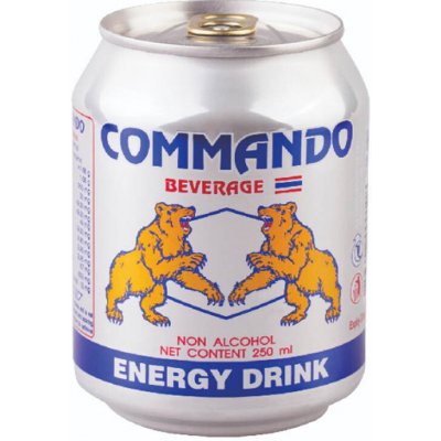 Commando Energetický nápoj 250 ml – Zboží Dáma