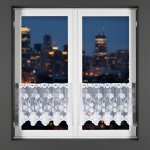 Dekorační metrážová vitrážová záclona ADINA bílá výška 50 cm MyBestHome – Zboží Mobilmania