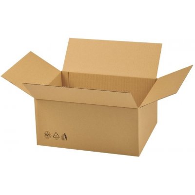 Eobaly.cz krabice klopová 390 x 220 x 240 mm 25 ks – Zboží Živě