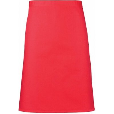 Premier Workwear Pracovní zástěra středně dlouhá PR151 Strawberry Red Pantone 186 70x50cm – Hledejceny.cz