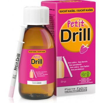 Petit Drill Sirup na suchý kašel 125 ml