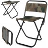 Zahradní židle a křeslo Verk 01423 Kempingová skládací židle maskáč