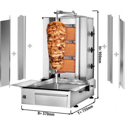 G.Gastro D11886459 Gyros gril – Zboží Mobilmania