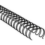 Drátěné hřbety 2:1 - 11mm - černé - 100 ks – Zboží Živě