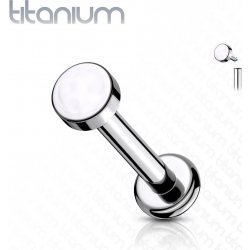 Šperky4U piercing do brady labreta titan TIT1097-1208-04