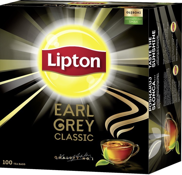 Lipton Earl Grey Classic černý aromatizovaný čaj 100 sáčků od 119 Kč -  Heureka.cz