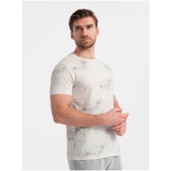 Ombre Clothing vzorované tričko Krémové