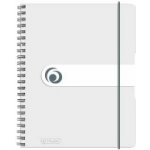 Herlitz Spirálový blok easy orga A5 čtvereček transparentní bílá – Zboží Živě