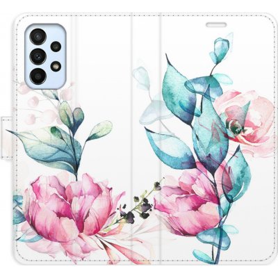 Pouzdro iSaprio Flip s kapsičkami na karty - Beautiful Flower Samsung Galaxy A23 / A23 5G – Zbozi.Blesk.cz