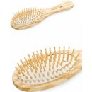 Spa beauty Kartáč dřevěný na vlasy střední ovál, dřevěné masážní trny 350225