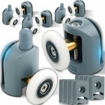 ISO 9646 Kolečka ke sprchovým koutům 8 ks – Zboží Dáma