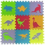 Bella Nova Pěnové puzzle 9 ks 30 x 30 x 0,9 cm dinosauři – Sleviste.cz