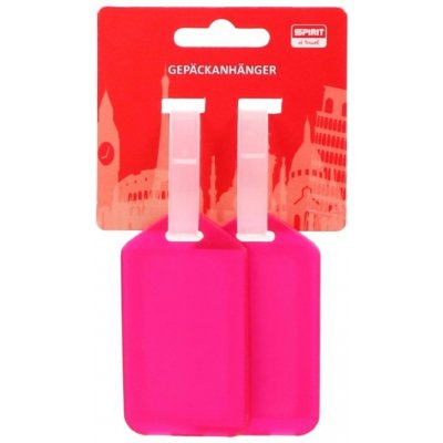 Spirit Visačka na zavazadla 2 ks růžová 558004 – Zboží Dáma