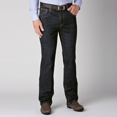 Blancheporte džíny s tvarovaným pasem pro plnější postavu černá