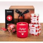 Giftboxeo pro maminku plné svíček růže – Sleviste.cz