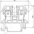 Svorkovnice Elektro Bečov A141121 Řadová svornice RSA 6 A