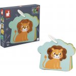 Janod hmatové karty na kroužku Savana – Sleviste.cz