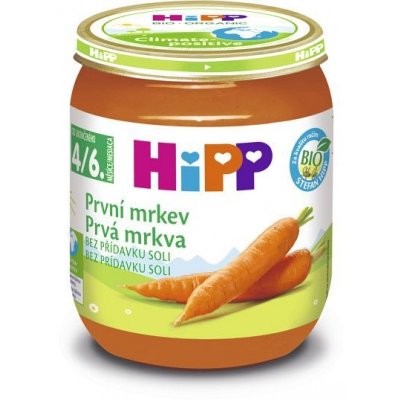 HiPP Bio První mrkev 125 g – Zbozi.Blesk.cz