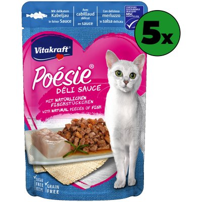 Vitakraft Cat Poésie Déli Sauce treska 85 g – Zbozi.Blesk.cz