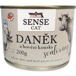 Falco Sense Cat daněk a hovězí 200 g – Zbozi.Blesk.cz