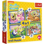 TREFL SpongeBobův život 4v1 35,48,54,70 dílků – Sleviste.cz