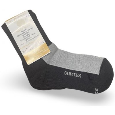 Surtex 80% ponožky merino pro dospělé SPORT fialová šedá – Zboží Mobilmania