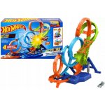 Mattel Hot Wheels Dráha vertikální osmičková herní set s autíčkem – Zboží Dáma